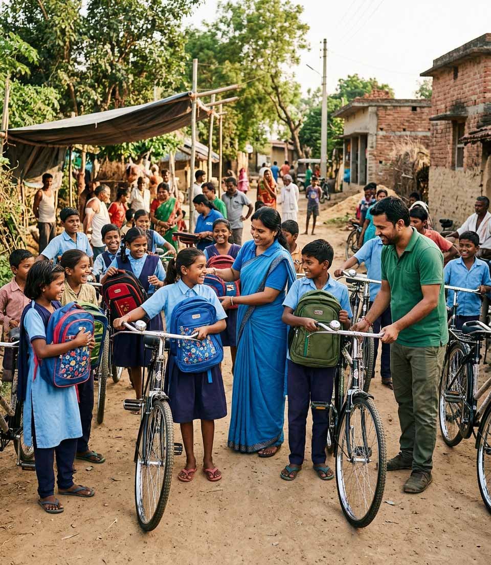 School Supplies & Bicycles